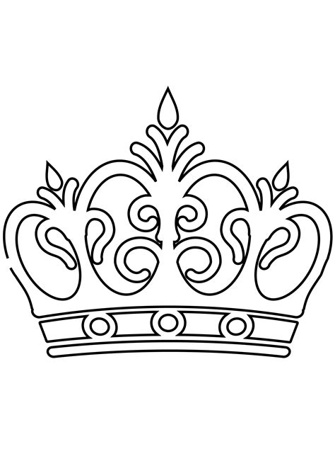 Royal Crown Template Printable